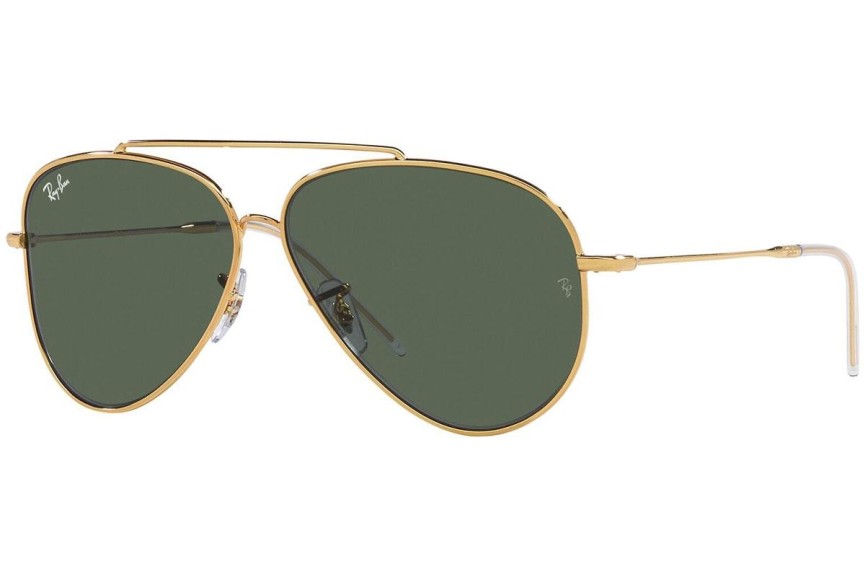 Sluneční brýle Ray-Ban Aviator Reverse RBR0101S 001/VR Pilot Zlaté