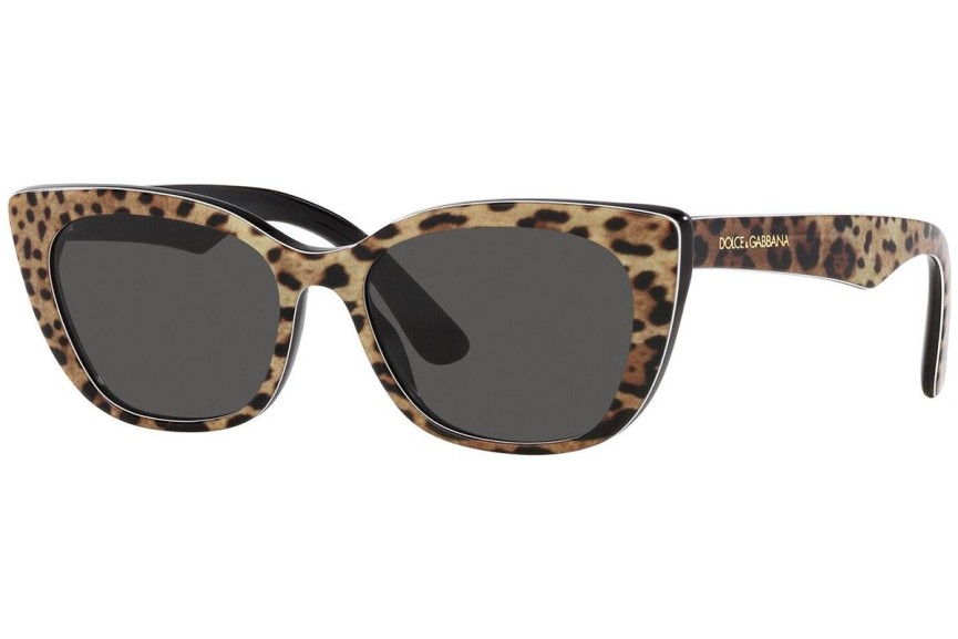 Sluneční brýle Dolce & Gabbana DX4427 316387 Cat Eye Havana