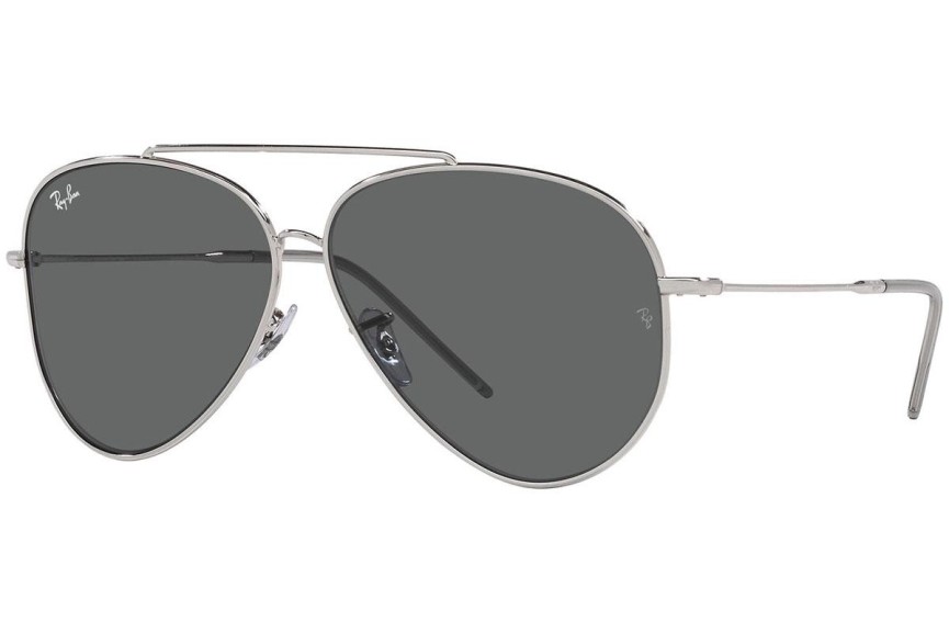 Sluneční brýle Ray-Ban Aviator Reverse RBR0101S 003/GR Pilot Stříbrné