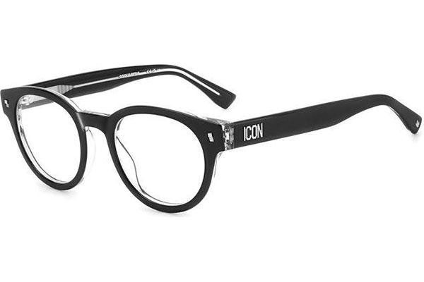 Brýle Dsquared2 ICON0014 7C5 Okrouhlé Černé