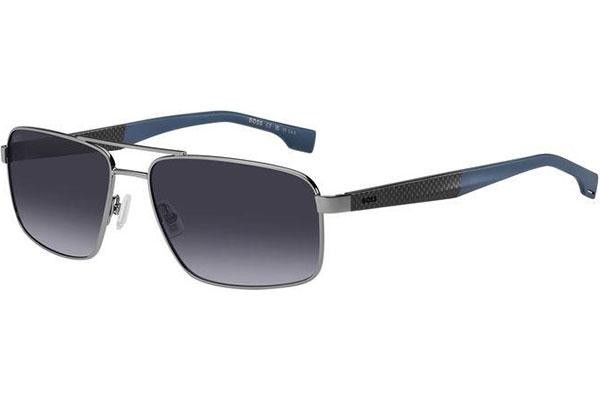 Sluneční brýle BOSS BOSS1580/S V84/1I Polarized Pilot Stříbrné