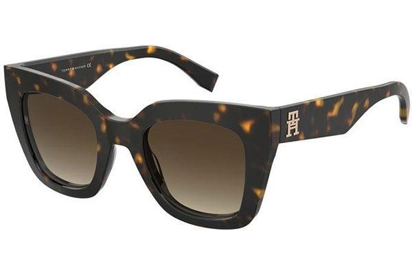 Sluneční brýle Tommy Hilfiger TH2051/S 086/HA Cat Eye Havana