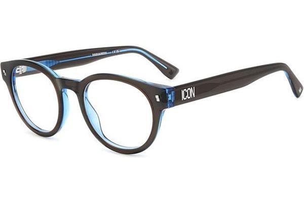 Brýle Dsquared2 ICON0014 3LG Okrouhlé Hnědé