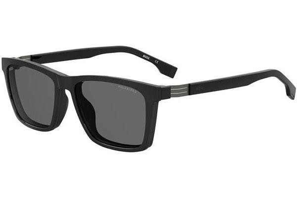 Brýle BOSS BOSS1576/CS 807/M9 Polarized Obdélníkové Černé