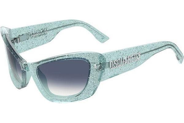 Sluneční brýle Dsquared2 D20118/S MVU/08 Cat Eye Modré