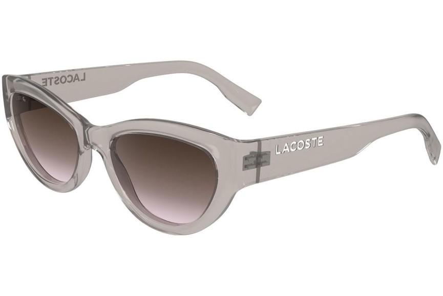 Sluneční brýle Lacoste L6013S 272 Cat Eye Béžové