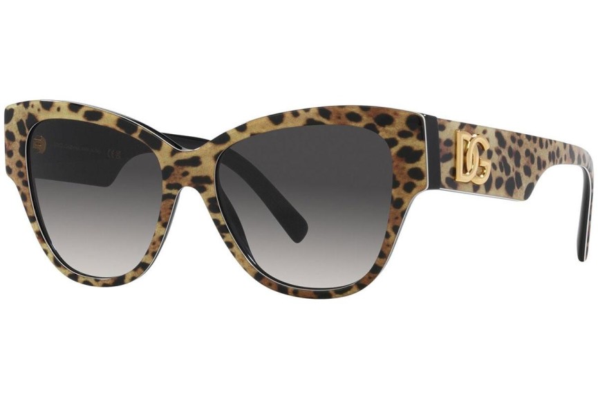 Sluneční brýle Dolce & Gabbana DG4449 31638G Cat Eye Havana