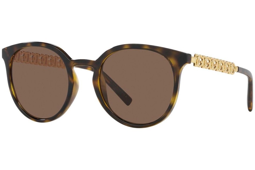 Sluneční brýle Dolce & Gabbana DG6189U 502/73 Okrouhlé Havana