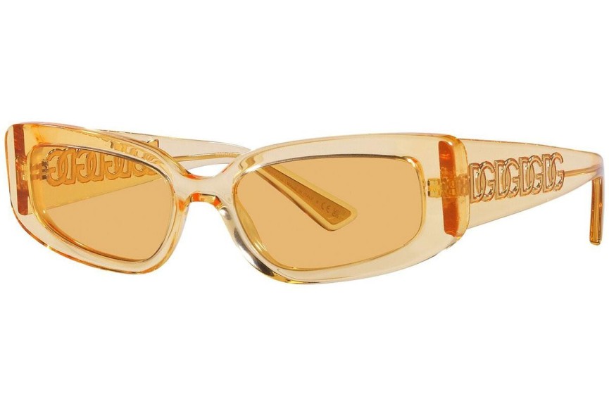 Sluneční brýle Dolce & Gabbana DG4445 3046/7 Cat Eye Oranžové