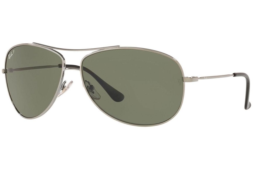 Sluneční brýle Ray-Ban RB3293 004/9A Polarized Pilot Stříbrné