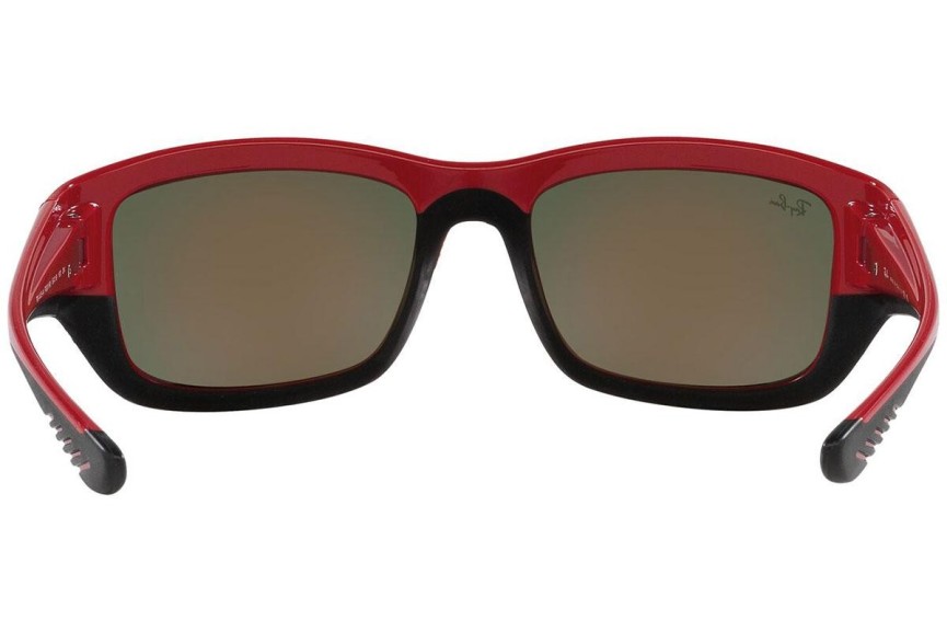 Sluneční brýle Ray-Ban RB4405M F6236Q Squared Červené