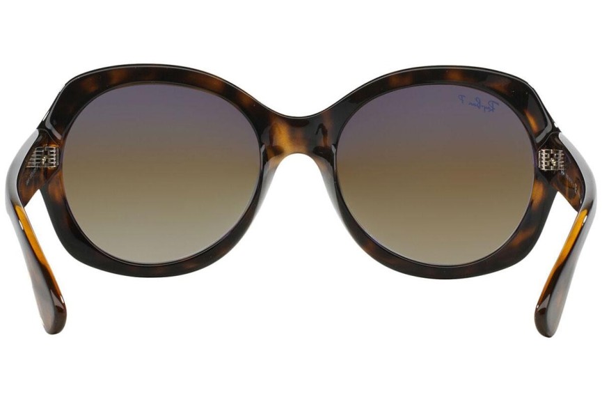 Sluneční brýle Ray-Ban RB4191 710/T5 Polarized Okrouhlé Havana