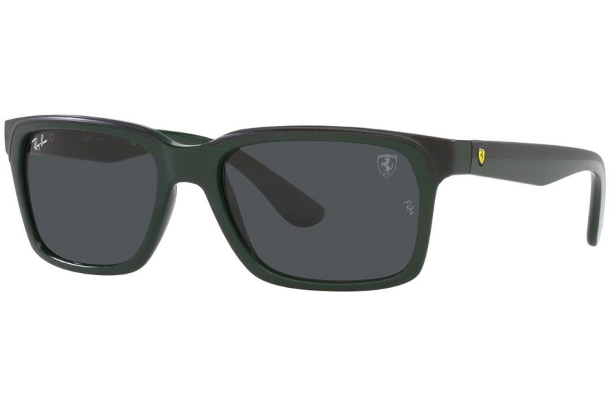 Sluneční brýle Ray-Ban RB4393M F68087 Obdélníkové Zelené