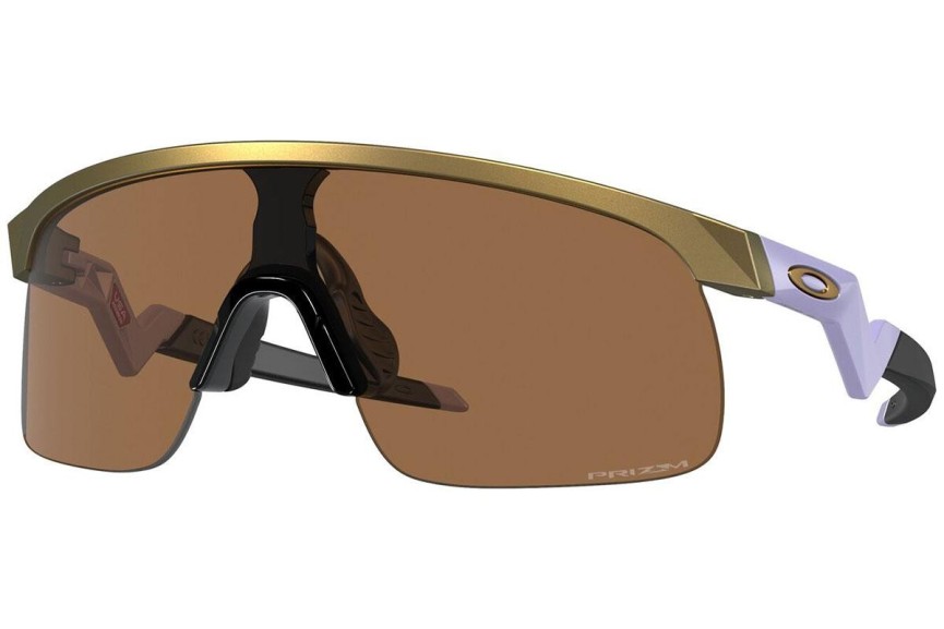 Sluneční brýle Oakley Resistor OJ9010 901014 Jednolité | Shield Zlaté