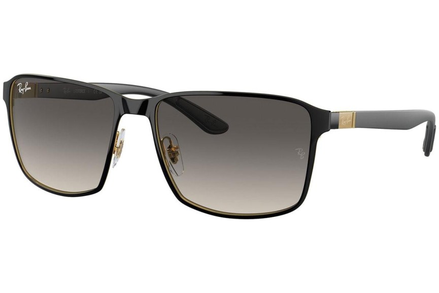 Sluneční brýle Ray-Ban RB3721 187/11 Squared Černé