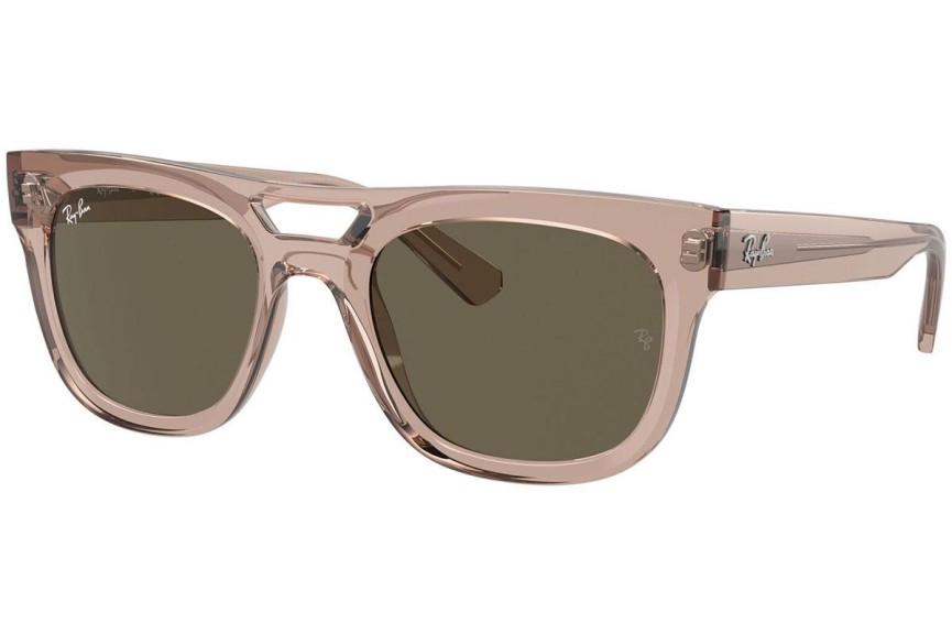 Sluneční brýle Ray-Ban RB4426 6727/3 Squared Hnědé