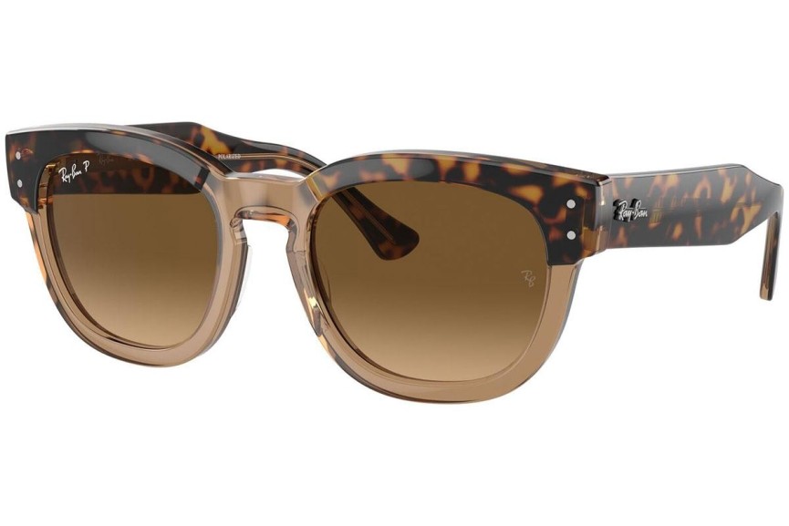 Sluneční brýle Ray-Ban RB0298S 1292M2 Polarized Squared Havana