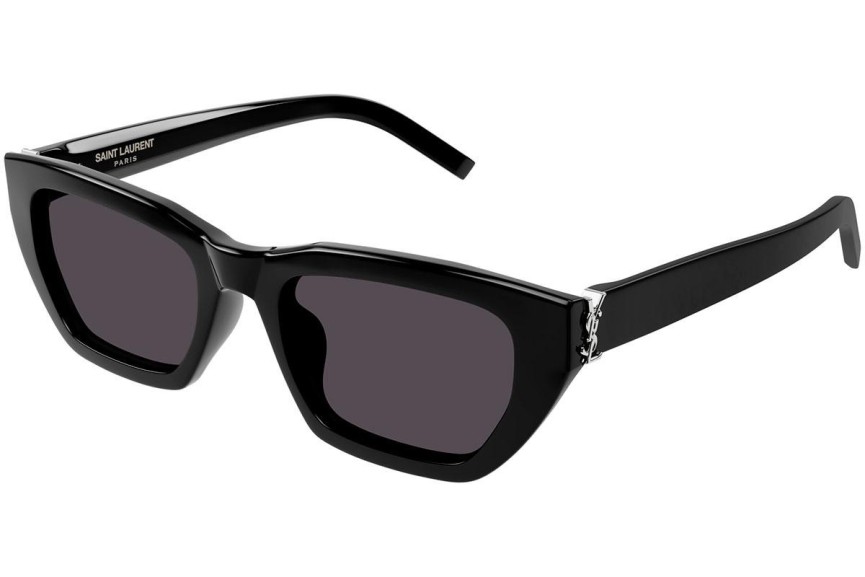 Sluneční brýle Saint Laurent SLM127/F 001 Cat Eye Černé