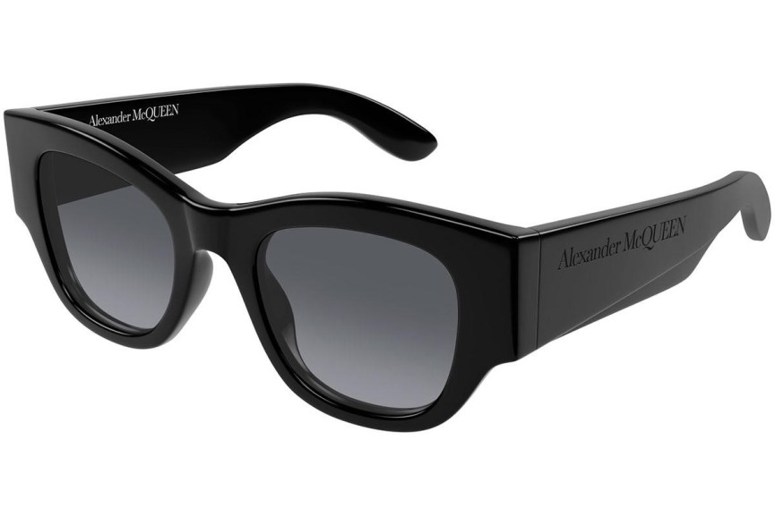 Sluneční brýle Alexander McQueen AM0420S 001 Squared Černé