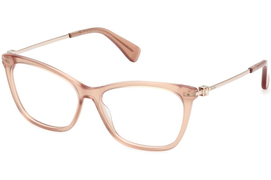 Brýle Max Mara MM5070 045 Squared Hnědé