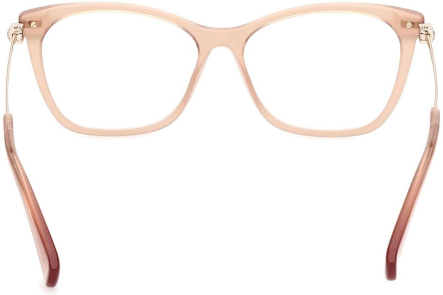 Brýle Max Mara MM5070 045 Squared Hnědé