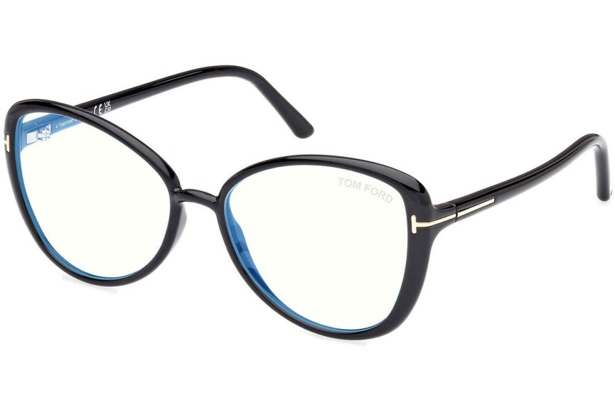 Brýle Tom Ford FT5907-B 001 Cat Eye Černé