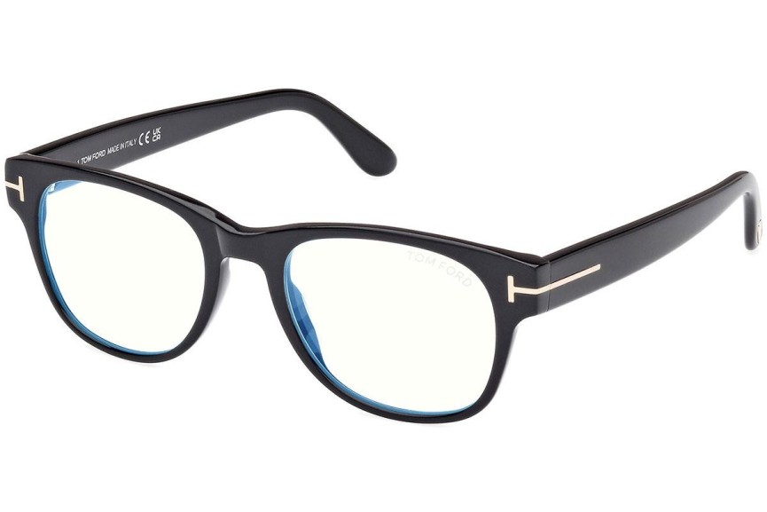 Brýle Tom Ford FT5898-B 001 Squared Černé