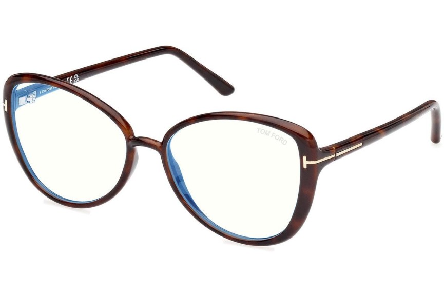 Brýle Tom Ford FT5907-B 052 Cat Eye Havana