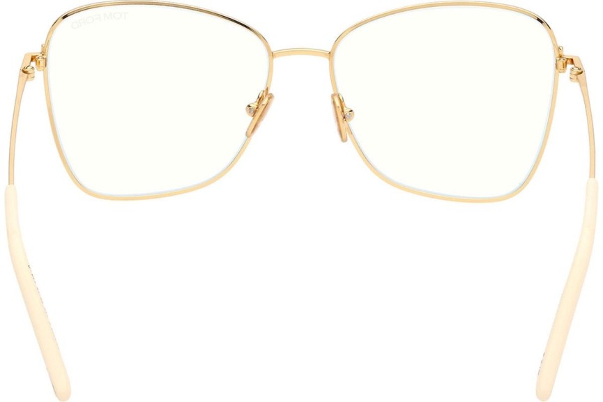 Brýle Tom Ford FT5906-B 025 Cat Eye Béžové