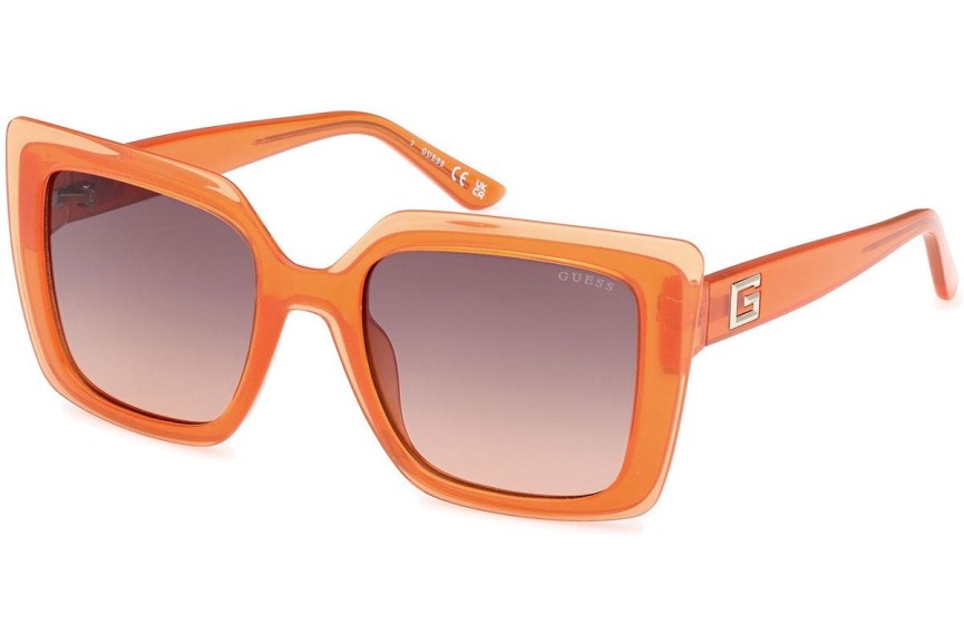 Sluneční brýle Guess GU7908 44F Squared Oranžové