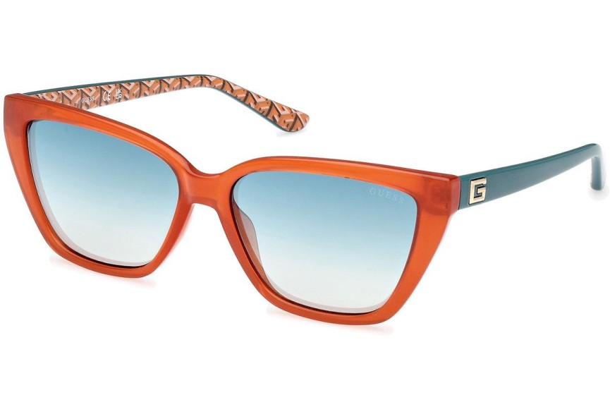 Sluneční brýle Guess GU7919 44X Cat Eye Oranžové