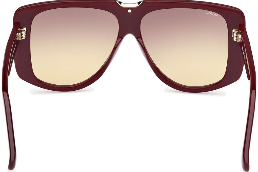 Sluneční brýle Max Mara Spark1 MM0075 69F Squared Červené