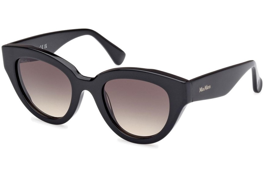 Sluneční brýle Max Mara Glimpse1 MM0077 01B Cat Eye Černé