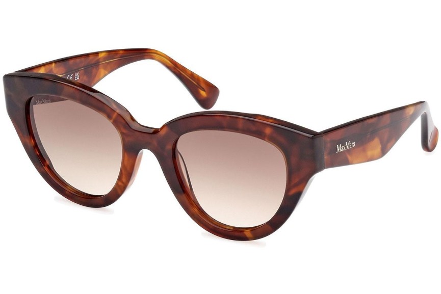 Sluneční brýle Max Mara Glimpse1 MM0077 53F Cat Eye Havana