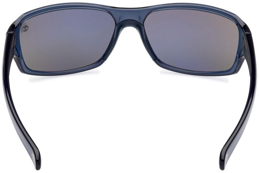 Sluneční brýle Timberland TB9332 90D Polarized Squared Modré