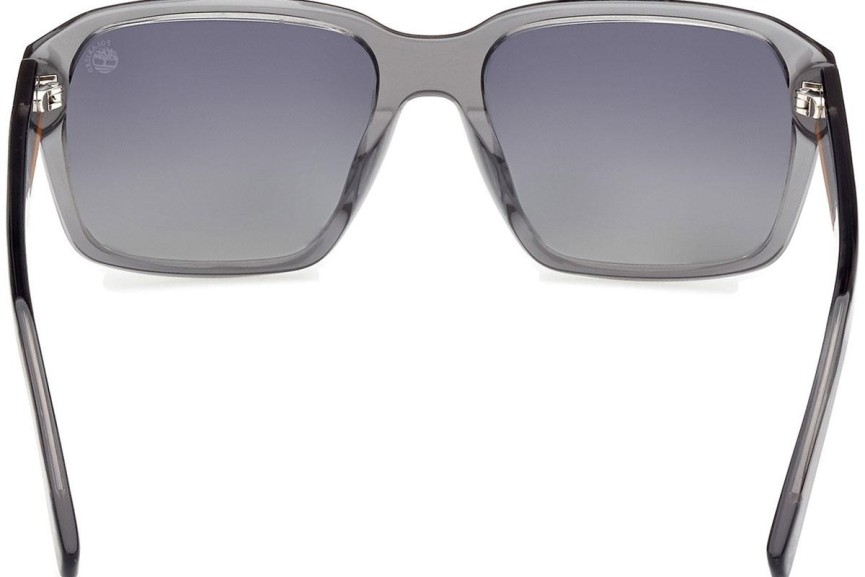 Sluneční brýle Timberland TB9343 20D Polarized Squared Šedé