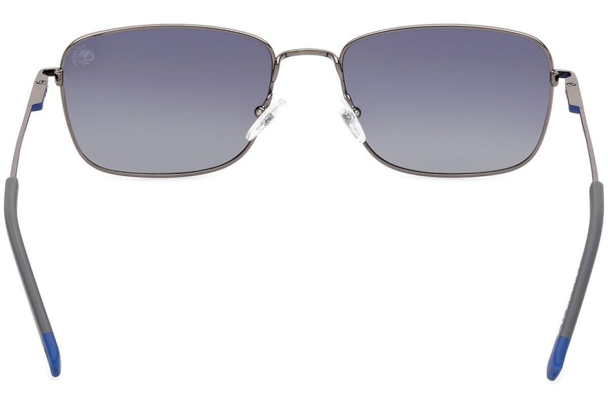 Sluneční brýle Timberland TB9338 08D Polarized Obdélníkové Šedé