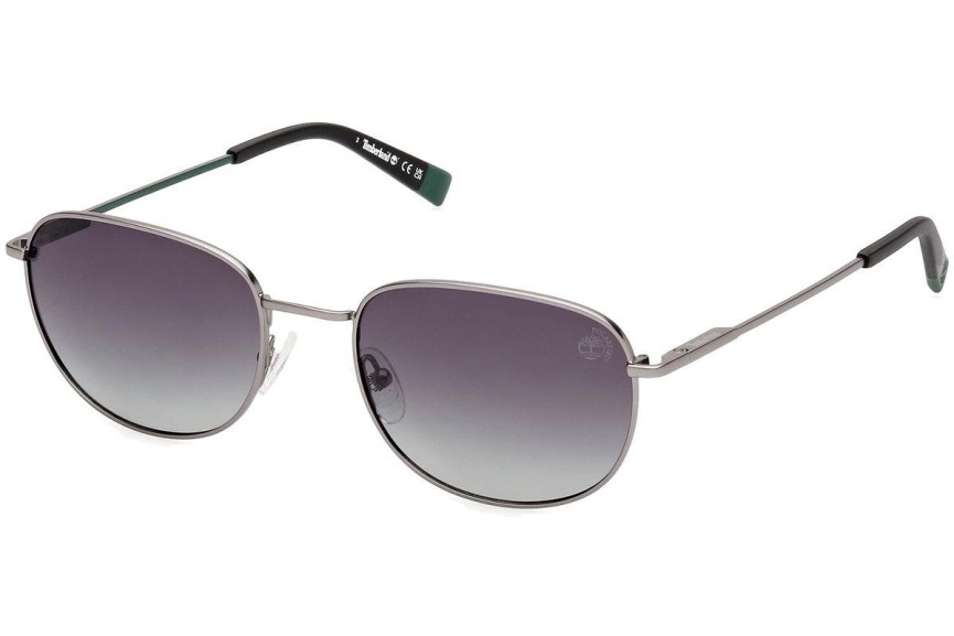 Sluneční brýle Timberland TB9339 09D Polarized Oválné Šedé