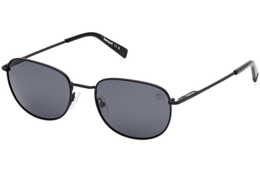 Sluneční brýle Timberland TB9339 02D Polarized Oválné Černé