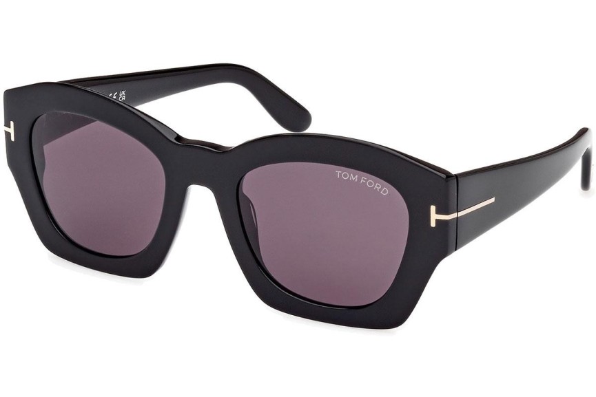 Sluneční brýle Tom Ford Guilliana FT1083 01A Squared Černé