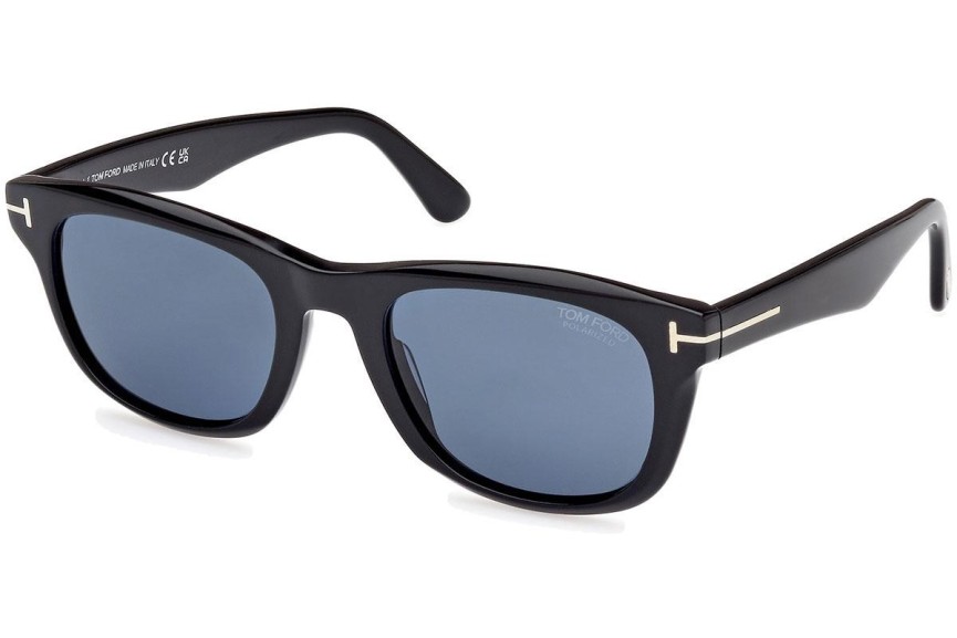 Sluneční brýle Tom Ford Kendel FT1076 01M Polarized Squared Černé