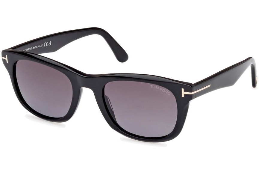 Sluneční brýle Tom Ford Kendel FT1076 01B Squared Černé