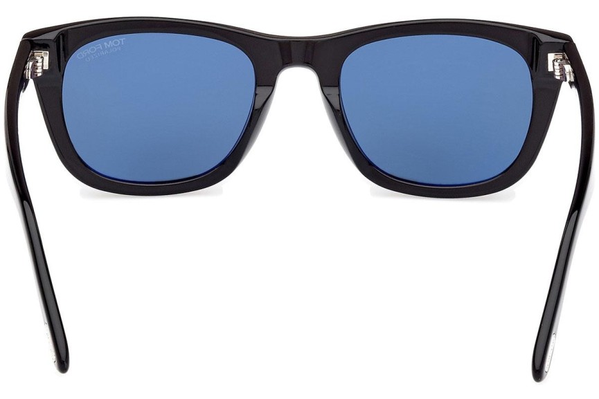 Sluneční brýle Tom Ford Kendel FT1076 01M Polarized Squared Černé