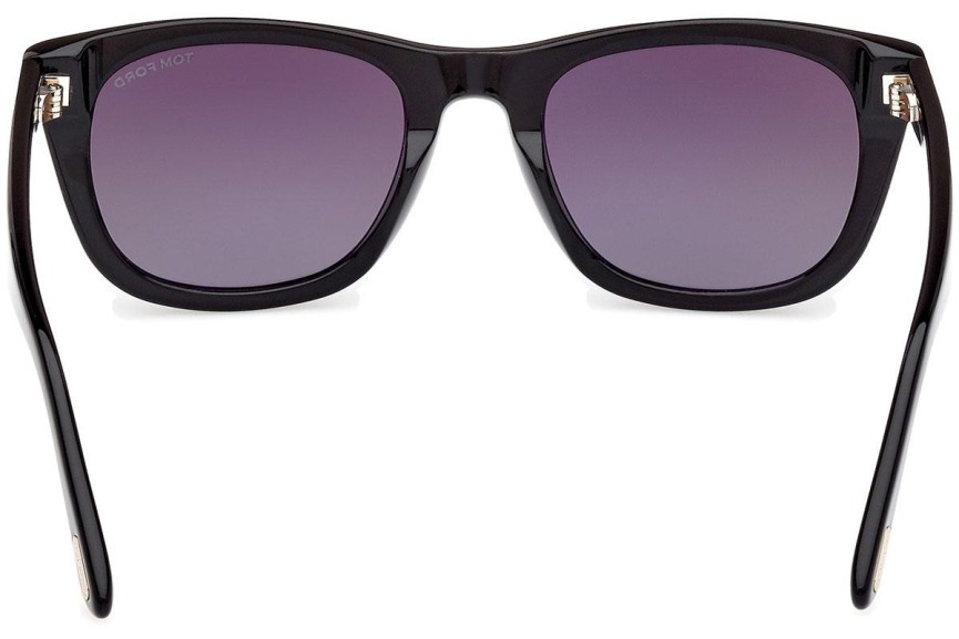 Sluneční brýle Tom Ford Kendel FT1076 01B Squared Černé