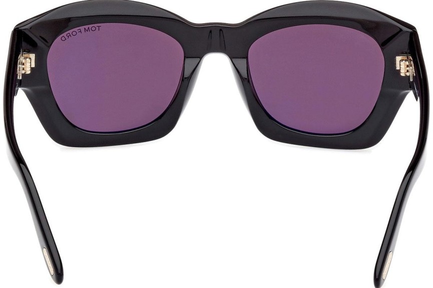 Sluneční brýle Tom Ford Guilliana FT1083 01A Squared Černé