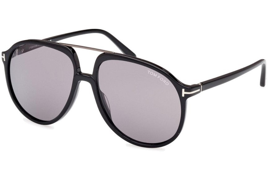 Sluneční brýle Tom Ford Archie FT1079 01C Pilot Černé