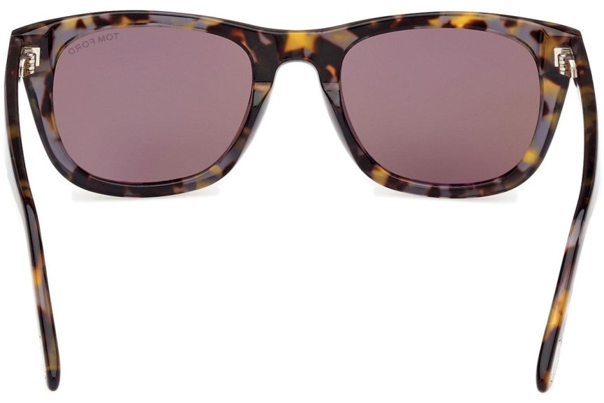 Sluneční brýle Tom Ford Kendel FT1076 55L Squared Havana