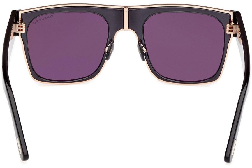 Sluneční brýle Tom Ford Edwin FT1073 01A Squared Černé