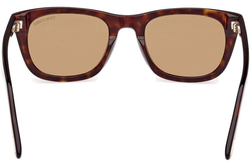 Sluneční brýle Tom Ford Kendel FT1076 52E Squared Havana