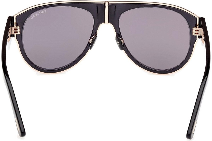 Sluneční brýle Tom Ford Lyle-02 FT1074 01C Pilot Černé